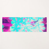 ロビンの卵ブルーペパーミントツイストフロックス花 ヨガマット (正面(横))