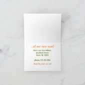 ロビンの巣の新しい家 案内状 (内部)