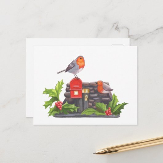 ロビンの手紙 ポストカード (正面/裏面インサイチュ)