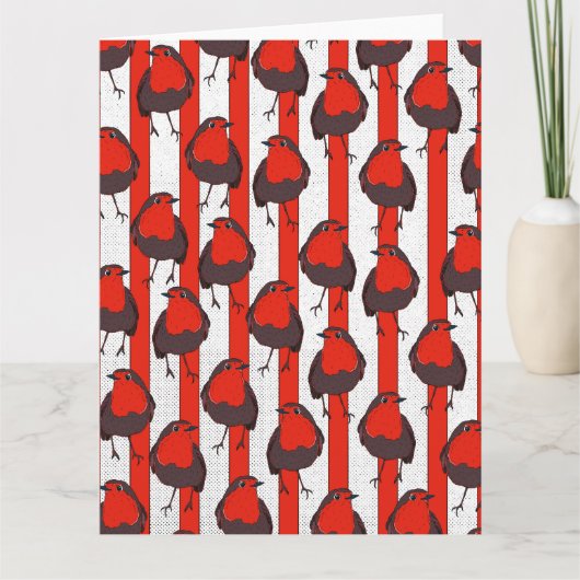 ロビンの柄 カード (正面)