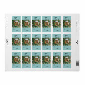 ロビンの聖降誕祭のラベル欄 ラベル (フルシート)