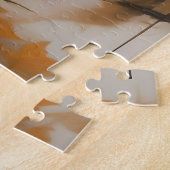 ロビンは木の油絵を描に入った。 ジグソーパズル (側面)