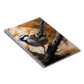 ロビンは木の油絵を描に入った。 ノートブック (右側)