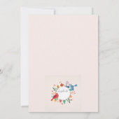 ロビンアンドブルージェイ招待状 招待状 (裏面)