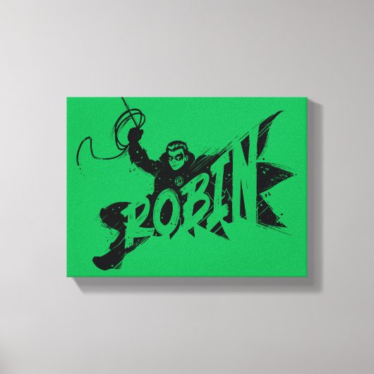 ロビンインクブラシ名 キャンバスプリント (正面)