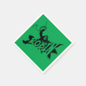 ロビンインクブラシ名 スタンダードカクテルナプキン (角)