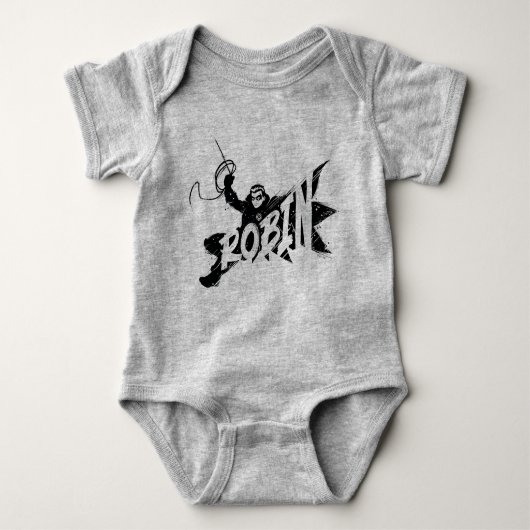 ロビンインクブラシ名 ベビーボディスーツ (正面)