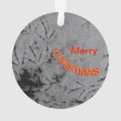 ロビンインスノーオーナメント オーナメント (裏面)