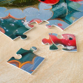 ロビンイン自然印象派スタイルアート ジグソーパズル (側面)