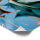 ロビンイン自然印象派スタイルアート ポスター (コーナー)