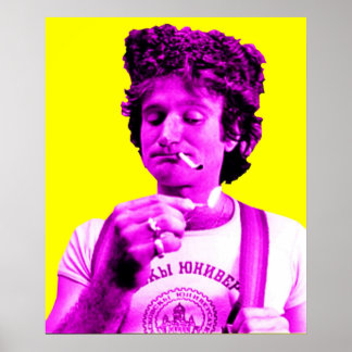 ロビンウィリアムズポップ・アートのアート ポスター