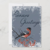 ロビンウィンターバーズビジネスクリスマスホリデーカード (正面)