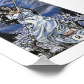 ロビンウッドタロット- 2 of Swords ポスター (角)