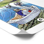 ロビンウッドタロット- Six of Swords ポスター (角)