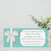 ロビンエッグブルーカスタムブライダルシャワー招待状 招待状 (スタンド正面)
