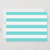 ロビンエッグブルーカリグラフィーブライダルシャワー 招待状 (裏面)