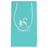 ロビンエッグブルースワンのロゴと名前 スモールペーパーバッグ (正面)