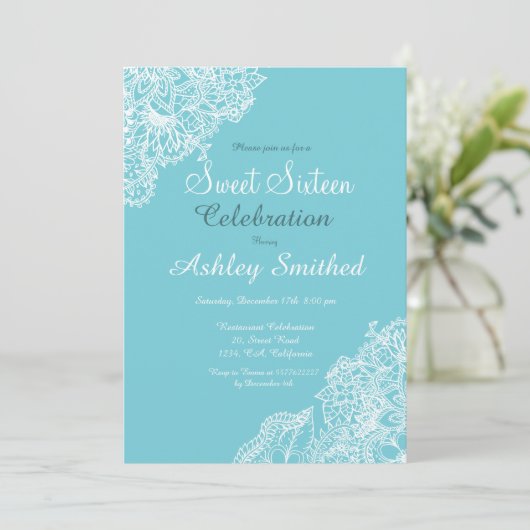 ロビンエッグブルーフローラレース甘い16 招待状 (スタンド正面)