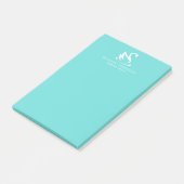 ロビンエッグブルーミニマリストスワンロゴ ポストイット (アングル)