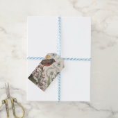 ロビンエレガントバードバタフライフランスのアート ギフトタグ (より糸付き)