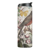 ロビンエレガントバードバタフライフランスのアート タンブラー (回転左)