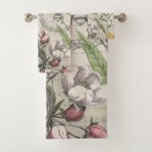 ロビンエレガントバードバタフライフランスのアート バスタオルセット (インサイチュ)