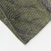 ロビンエレガントバードバタフライフランスのアート フリースブランケット (角)