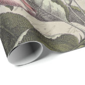 ロビンエレガントバードバタフライフランスのアート ラッピングペーパー (ロールコーナー)