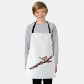 ロビンオン桜 エプロン (着用した状態)