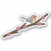 ロビンオン桜 シール (正面)