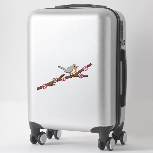 ロビンオン桜 シール (スーツケース)