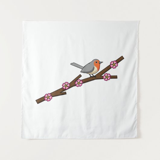 ロビンオン桜 タペストリー (正面)