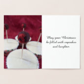 ロビンカップケーキクリスマスフォイルカード 箔カード (内部)