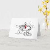 ロビンカメラマン カード (黄色い花)