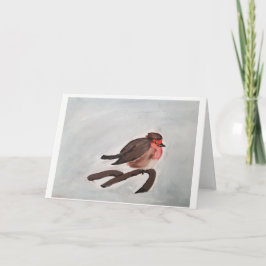 ロビンクリスマスカード シーズンカード