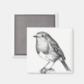 ロビンクリスマス マグネット (正面/裏面)