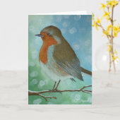 ロビングリーティングカード カード (黄色い花)