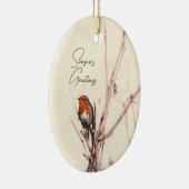 ロビンシーズンのご挨拶 セラミックオーナメント (右)