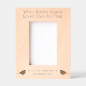 ロビンスが愛する人々に現れる時 – 6x4 レーザー彫刻フレーム (正面)