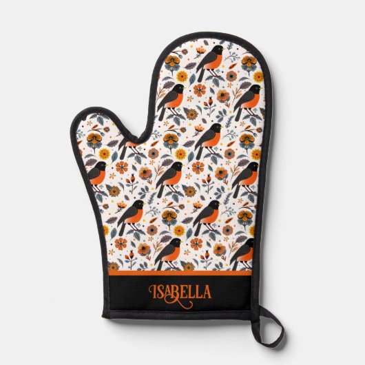 ロビンスと花 鍋つかみ (正面)