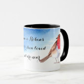 ロビンス·ウォーターカラーに名前を追加 マグカップ (正面右)