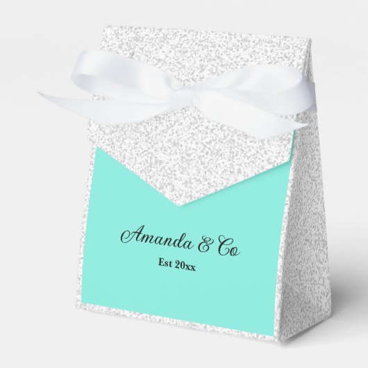 ロビンズエッグハンドバッグブライド&Co フェイバーボックス (正面サイド)