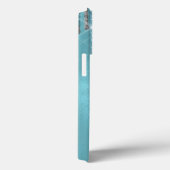 ロビンズエッグブルーグリッタードリップ Case-Mate iPhoneケース (裏面 / 右)