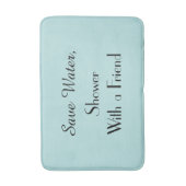 ロビンズエッグブルー救水プおもしろいラッシュバスマット バスマット (正面縦)