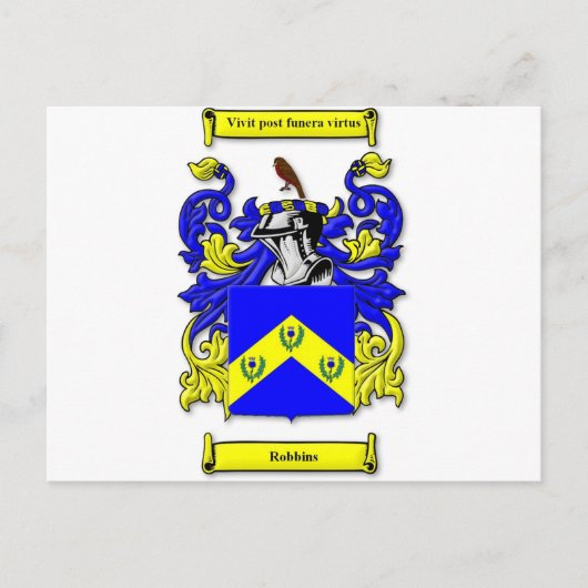 ロビンズコートオブアームズ ポストカード (正面)