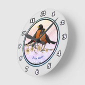 ロビンズブランチクロック ラウンド壁時計 (傾斜)