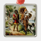 ロビンソンと彼の男の金曜日 メタルオーナメント (正面)