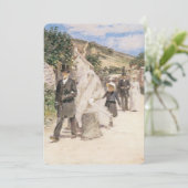 ロビンソンによるウェディングマーチ、印象派アート 招待状 (スタンド正面)