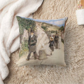 ロビンソンによる「ウェディングマーチ」、ヴィンテージの新婚夫婦 クッション (ブランケット)