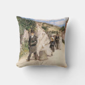 ロビンソンによる「ウェディングマーチ」、ヴィンテージの新婚夫婦 クッション (正面)